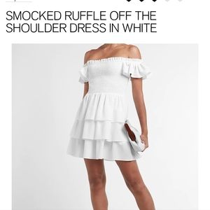 Express Ruffled Tiered Dress
